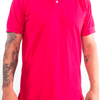 CAMISETA POLO FUCSIA