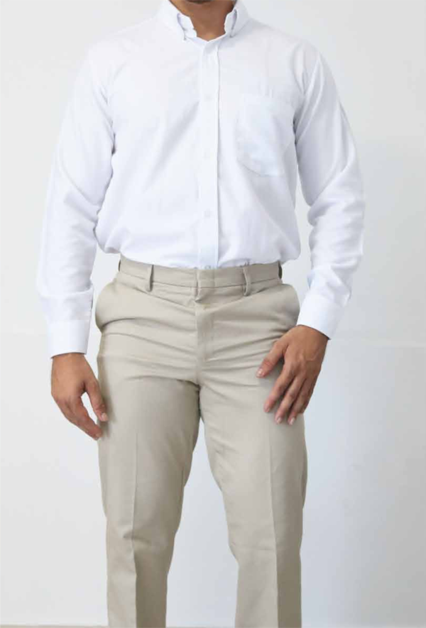 CAMISA EN OXFORD BLANCO