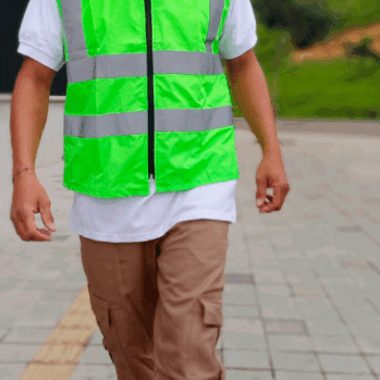 CHALECO REFLECTIVO VERDE NEON