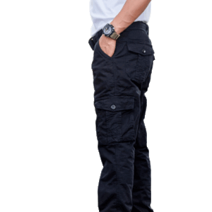 pantalon cargo negro