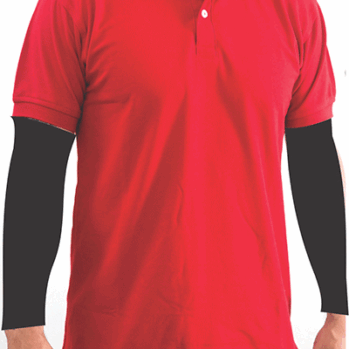 CAMISETA TIPO POLO ROJA