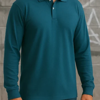 CAMIBUSO TIPO POLO AZUL PETROLEO