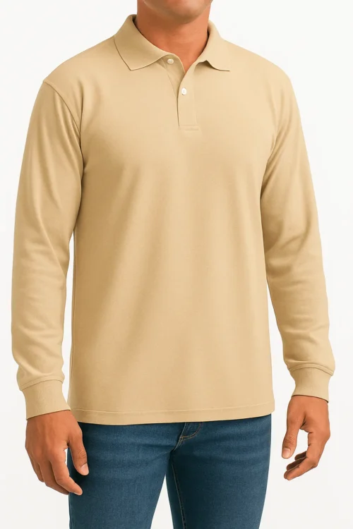 CAMIBUSO TIPO POLO BEIGE