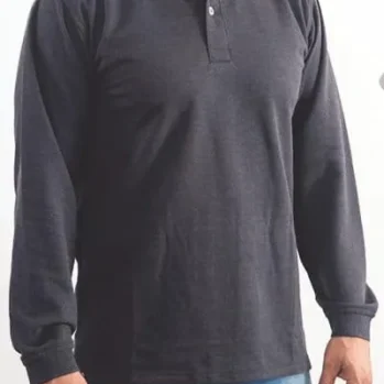CAMIBUSO TIPO POLO GRIS OSCURO
