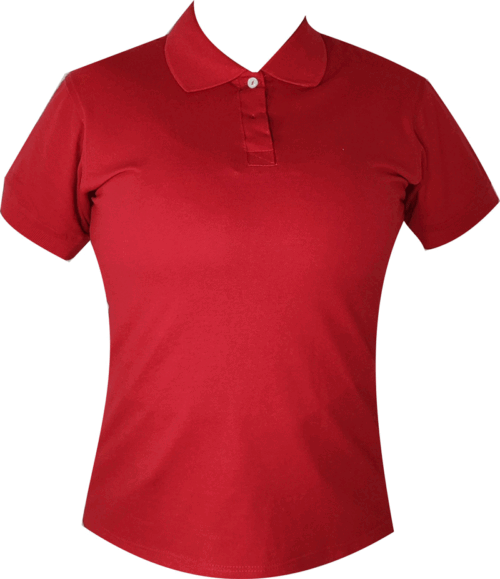 CAMISETA POLO VINO TINTO DAMA
