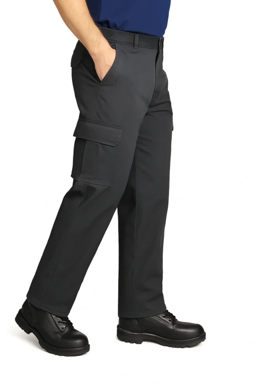 PANTALON CARGO GRIS OSCURO