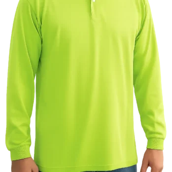 CAMIBUSO TIPO POLO VERDE LIMON