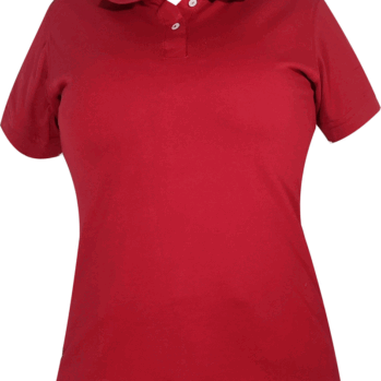 CAMISETA POLO ROJA DAMA