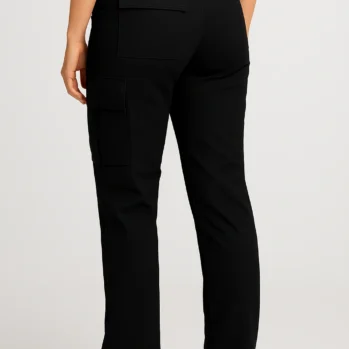 PANTALON CARGO NEGRO DAMA