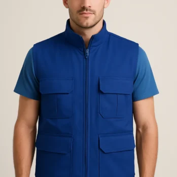 CHALECO 4 BOLSILLOS AZUL REY