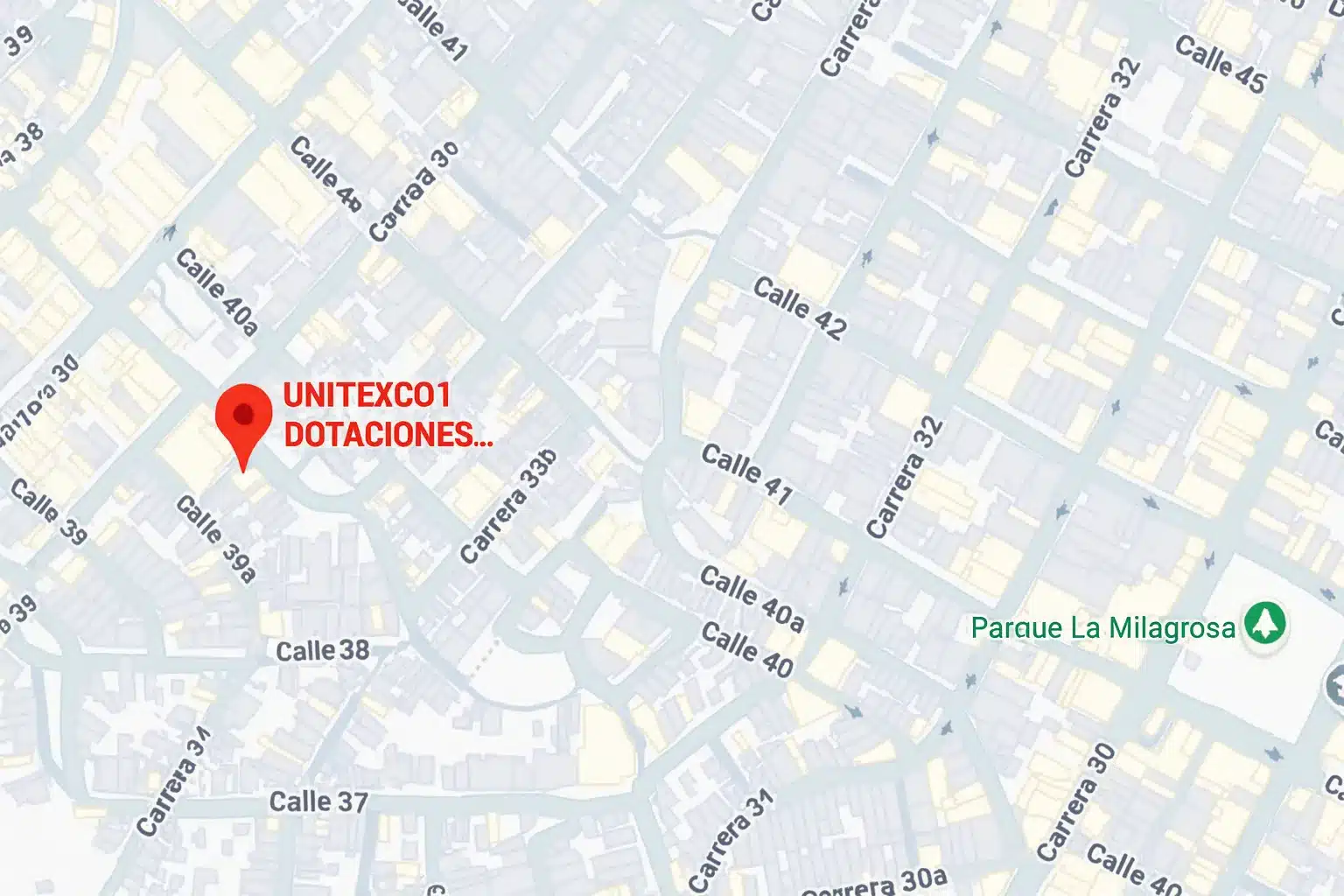 Ubicación Uniformes y Dotaciones en Medellín